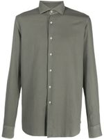 Xacus chemise en coton à col biaisé - Vert