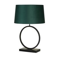 Searchlight TafellampElegant zwart met emerald kap - EU93101EM