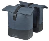 BASIL Tas cove dubbel blauw/zwart | 32l