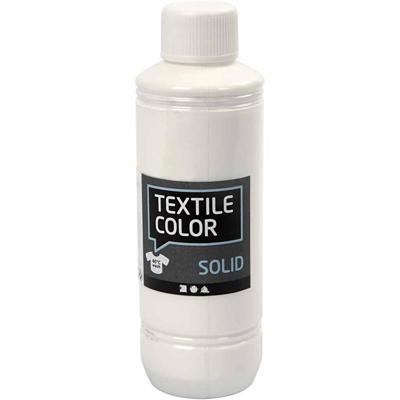 Creativ Company Dekkende textielverf - wit, 250ml