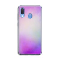 Clouds pastel: Samsung Galaxy A40 Transparant Hoesje