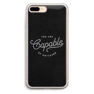 Capable: iPhone 7 Plus Transparant Hoesje