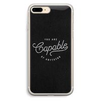 Capable: iPhone 7 Plus Transparant Hoesje
