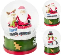 Sneeuwbol Kerst Ø14,5cm Assorti 1st