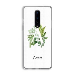 Green Brush: OnePlus 8 Transparant Hoesje