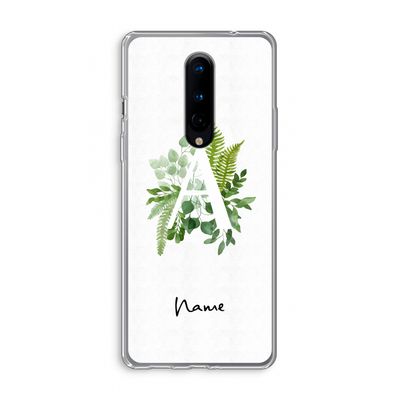 Green Brush: OnePlus 8 Transparant Hoesje
