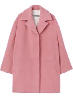 Jil Sander manteau longueur genou à effet brossé - Rose