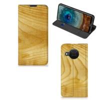 Nokia X20 | X10 Book | Wallet Case | Licht Hout
