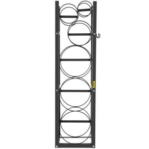 VEVOR koelmiddeltankrek met 3 x 30 lbs en 3 ruimtebesparende flessentankplanken 46" x 12" x 11", koelmiddelflessenrek, gasflessenrekken en houders, voor het opslaan van gas, zuurstof