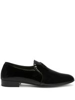 Giuseppe Zanotti mocassins Fergus à fini brillant - Noir