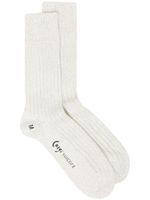 Suicoke chaussettes à logo imprimé - Blanc