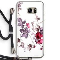 Mooie bloemen: Samsung Galaxy S7 Edge Transparant Hoesje met koord Mooie bloemen: Samsung Galaxy S7 Edge Transparant Hoesje met koord