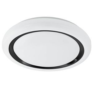 EGLO Capasso Plafond- en Wandlamp - LED - Ø 48 cm - Wit/Zwart