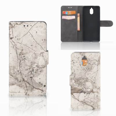 Nokia 3.1 (2018) | Bookcase | Marmer Beige