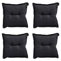 Zit universeel Basic black 50 cm x 50 cm (4 stuks) Madison - Madison