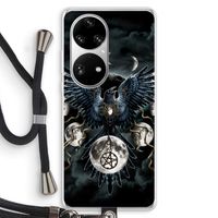 Sinister Wings: Huawei P50 Pro Transparant Hoesje met koord