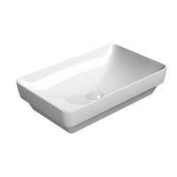 Keramisch Opbouw Wastafel Sapho Pura 60x38 Wit ExtraGlaze