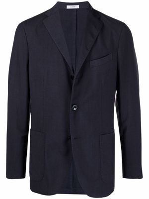 Boglioli blazer à simple boutonnage - Bleu