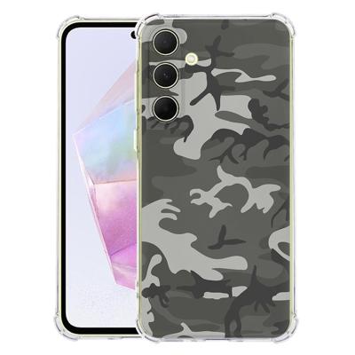 Samsung Galaxy A56 Hoesje - Army Light TPU Antishock Samsung Galaxy A56 Hoesje - Army Light TPU Antishock