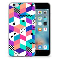Apple iPhone 6 | 6s | TPU Hoesje | Blokken Kleurrijk