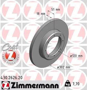 Remschijf Coat Z 430262620