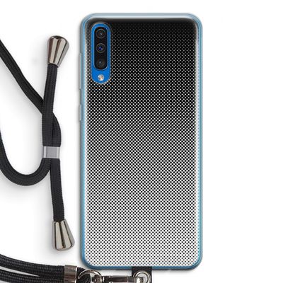 Musketon Halftone: Samsung Galaxy A50 Transparant Hoesje met koord