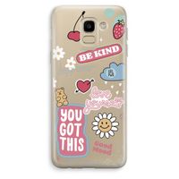 Positivity: Samsung Galaxy J6 (2018) Transparant Hoesje