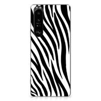 Sony Xperia 1 III | TPU Hoesje | Zebra