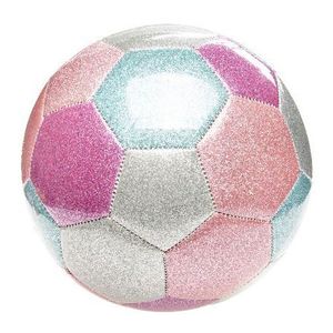 Duckiez Metallic voetbal roze