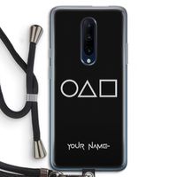 Squid Game: OnePlus 7 Pro Transparant Hoesje met koord