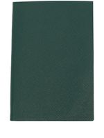 Smythson carnet Chelsea en cuir - Vert