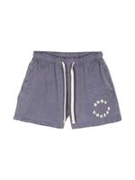 Bobo Choses short en coton à logo imprimé - Bleu