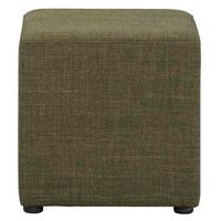 Hocker Nando - groen - 45x45x45 cm - Leen Bakker