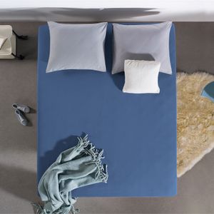 Dreamhouse Jersey Hoeslaken Blauw-1-persoons (80/90x200 cm)