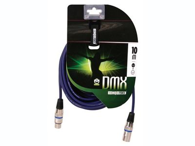 HQ Power Professional DMX 10m audio kabel XLR (3-pin) Zwart HQ Power Professional DMX 10m audio kabel XLR (3-pin) Zwart
