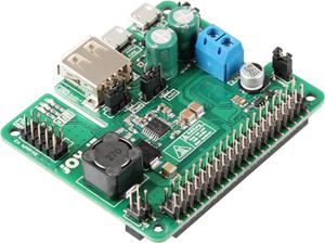 Joy-iT RB-STROMPI3 development board accessoire Uitbreidingskaart Zwart, Blauw, Groen, Zilver