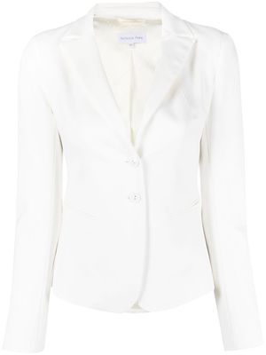 Patrizia Pepe blazer à simple boutonnage - Blanc