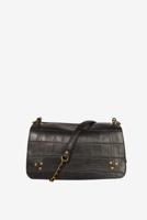 Jerome Dreyfuss crossbody Bobi 44BOBIVA imprime croco noir