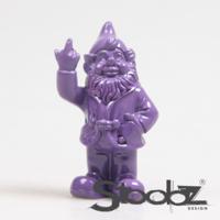 Stoobz Design Stoobz kabouter f*ck you paars 10cm