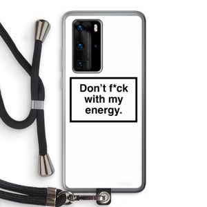 My energy: Huawei P40 Pro Transparant Hoesje met koord