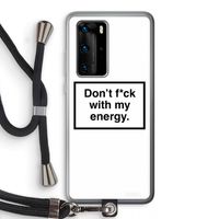 My energy: Huawei P40 Pro Transparant Hoesje met koord My energy: Huawei P40 Pro Transparant Hoesje met koord