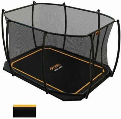 Avyna PRO-LINE FlatLevel 340x240 cm met Royal Class Net Combi trampoline 234 (Kleur rand: zwart) Avyna PRO-LINE FlatLevel 340x240 cm met Royal Class Net Combi trampoline 234 (Kleur rand: zwart)