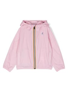 K Way Kids veste zippée Le Vrai à capuche - Rose