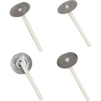 Lonten voor kaarsen in houder, Geschikt voor houders met een diameter van 20-65 mm, L: 3,5 cm, dikte 2 mm, 100 stuk/ 1 doos
