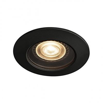 SLV InbouwspotVaru IP65 - zwart - 1001930