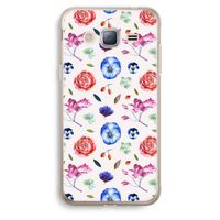 Bloemetjes: Samsung Galaxy J3 (2016) Transparant Hoesje