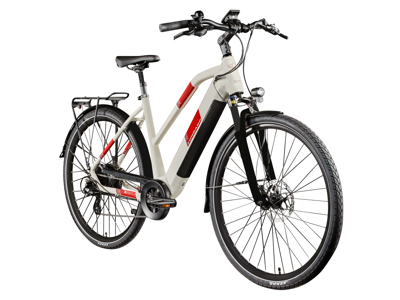 Zündapp Elektrische fiets trekking Z810 700c (Dames, antiek wit)