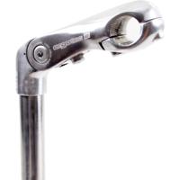 Ergotec Stuurpen kobra verstelbaar rvs 25,4 / 300x110 / 25,4 mm - zilver