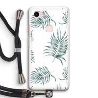Simple leaves: Pixel 3 Transparant Hoesje met koord Simple leaves: Pixel 3 Transparant Hoesje met koord