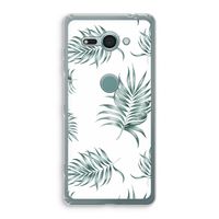 Simple leaves: Sony Xperia XZ2 Compact Transparant Hoesje